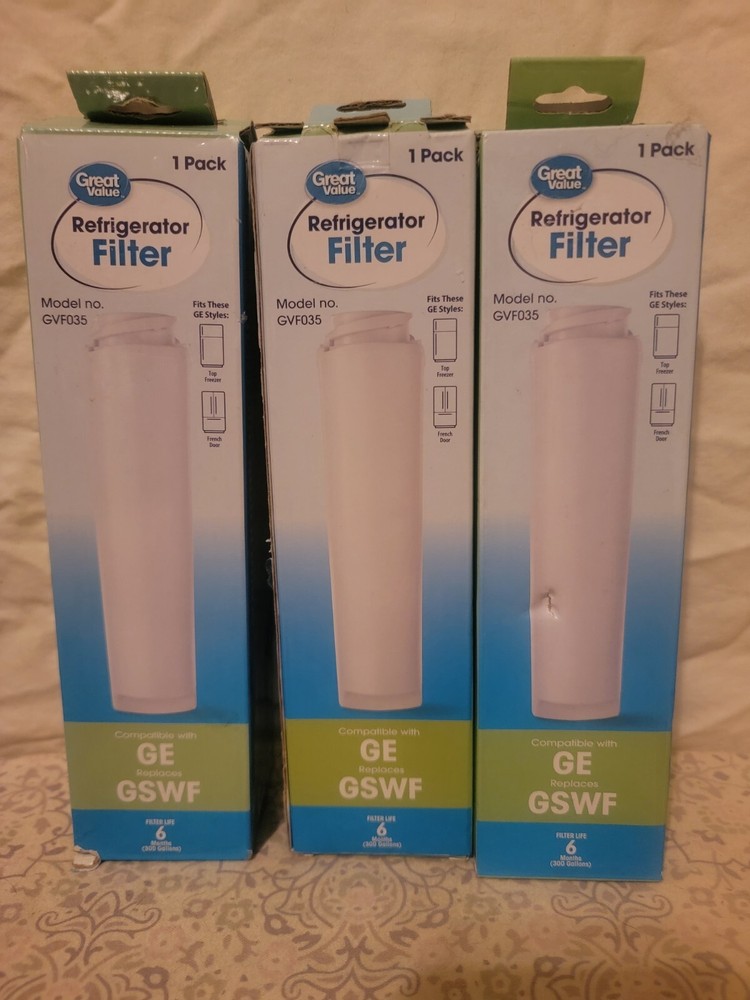 Great Value Refrigerator Water Filter Replaces Ge Model GSWF .... SET OF 3