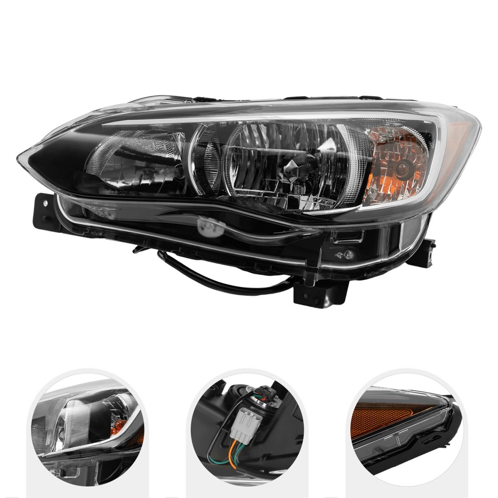 For 2018-2021 Subaru Crosstrek Halogen LED DRL Headlight Lamp Left Driver Side