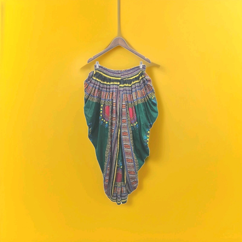 Rainbow African Music Festival Maxi Skirt Women's Long Cotton Multi One Size