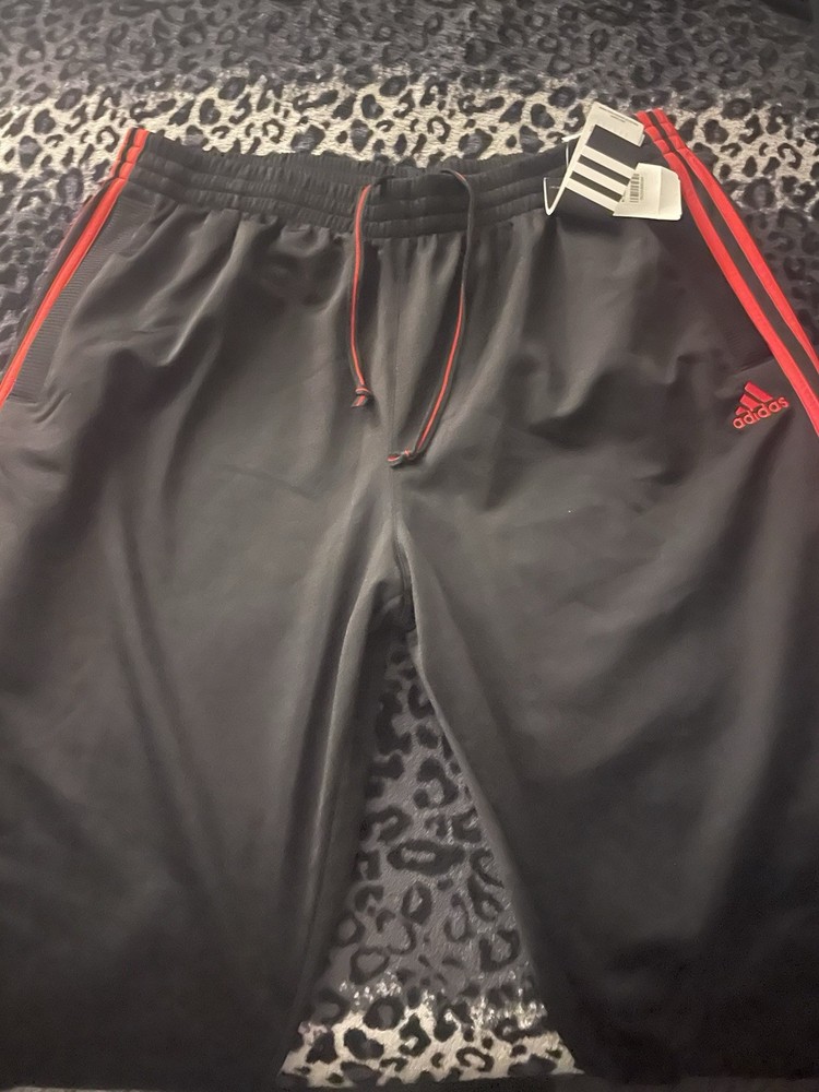 Adidas Men’s VC POST GAME PANTS Size XL Black /RED