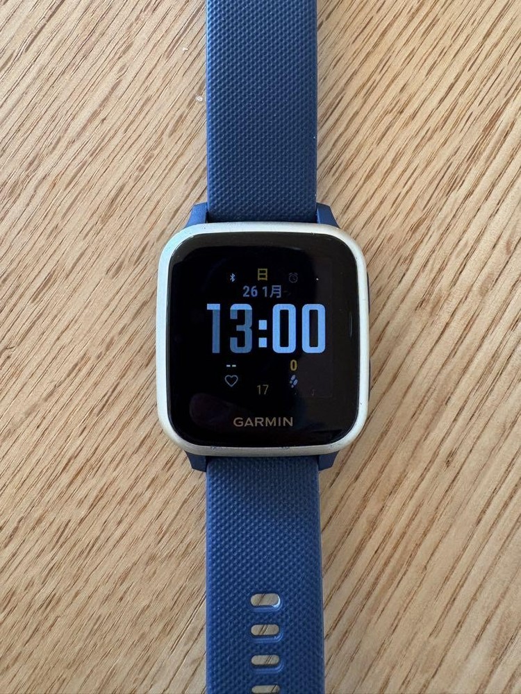 Garmin Venu Sq Music Navy Smartwatch with Built-in Storage for Tunes