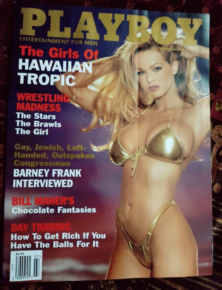💥Playboy Magazine July 1999 -  Girls of Hawaiian Tropic, JENNIFER ROVERO C/F