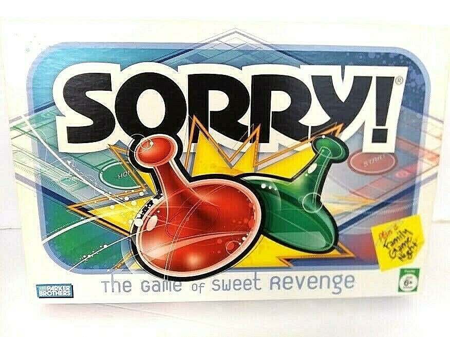 Parker Brothers SORRY Board Game The Game Of Sweet Revenge Ages 6 And Up