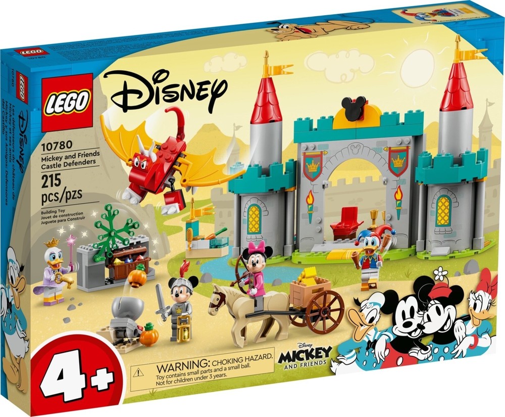 LEGO Disney Mickey and Friends Castle Defenders 10780 Set New Factory Sealed