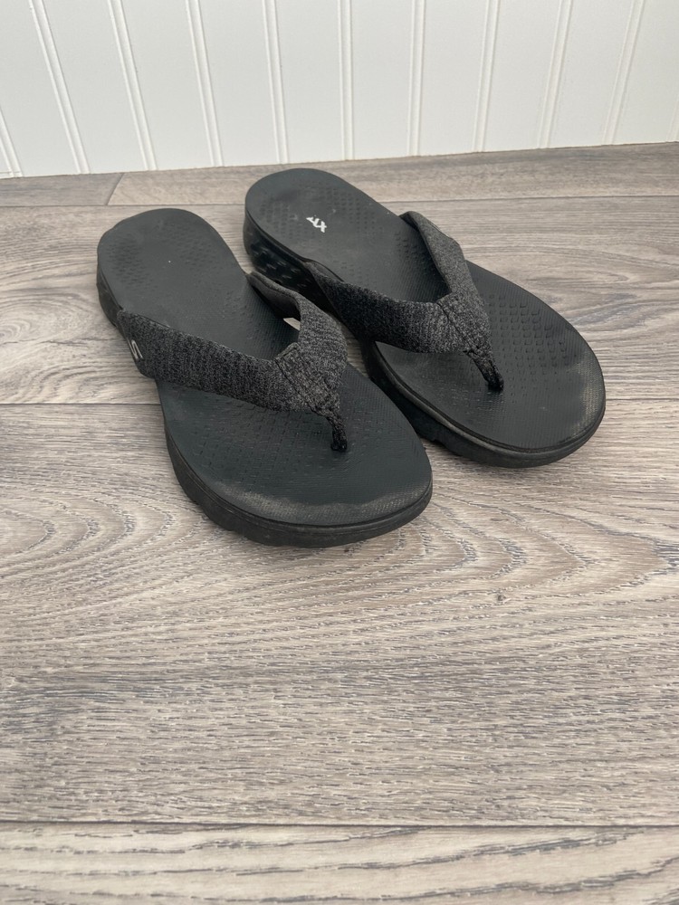 Skechers Performance On the Go 400 Vivacity Flip Flop Sandal Goga Mat Womens 10