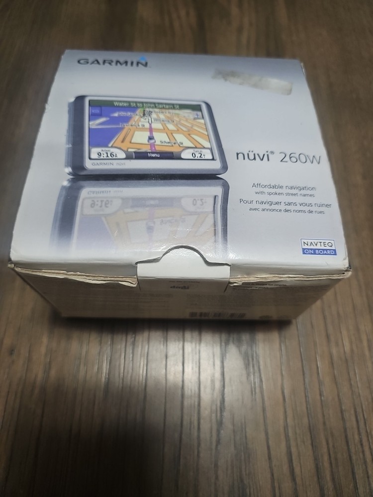 Garmin nüvi 260W Automotive GPS New In Box