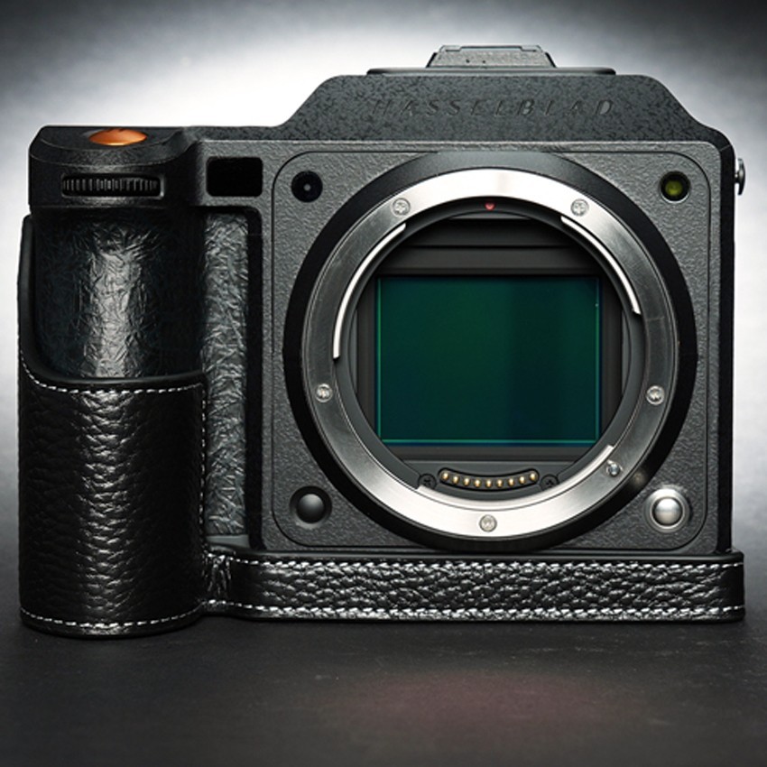 Handmade Leather Camera Half Cover Case Protective For Hasselblad X2D II 100c