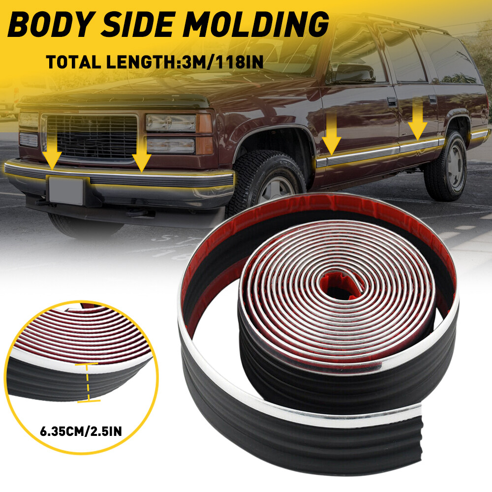 3M Body Side Belt Molding Exterior Protector Roll For Chevy / GMC SUV's Truck