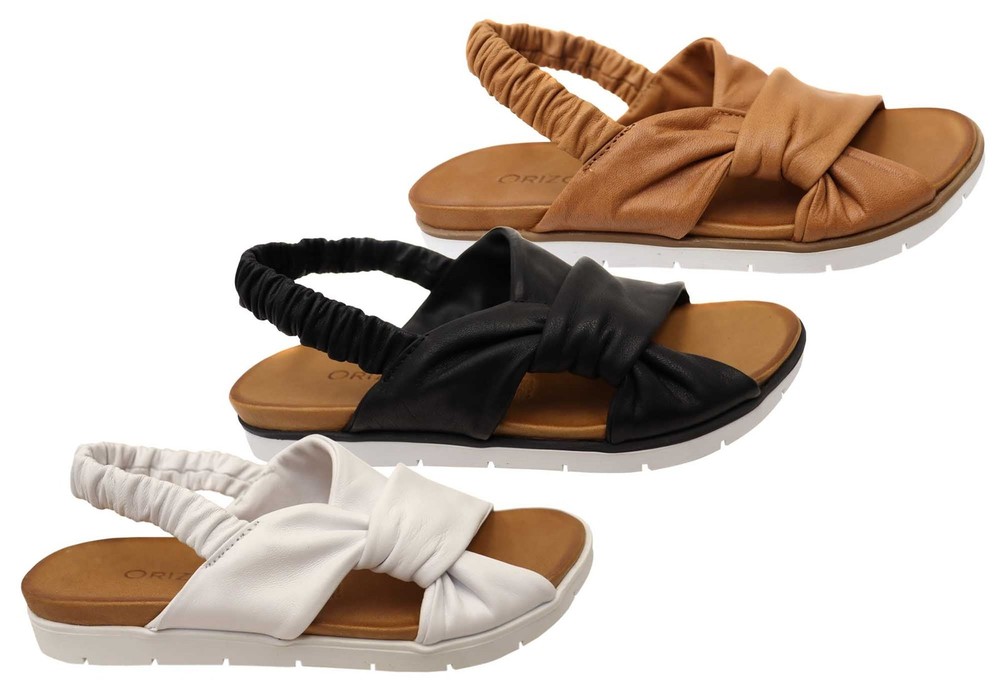 Orizonte Shanty Womens Soft Leather Comfort Sandals European Style