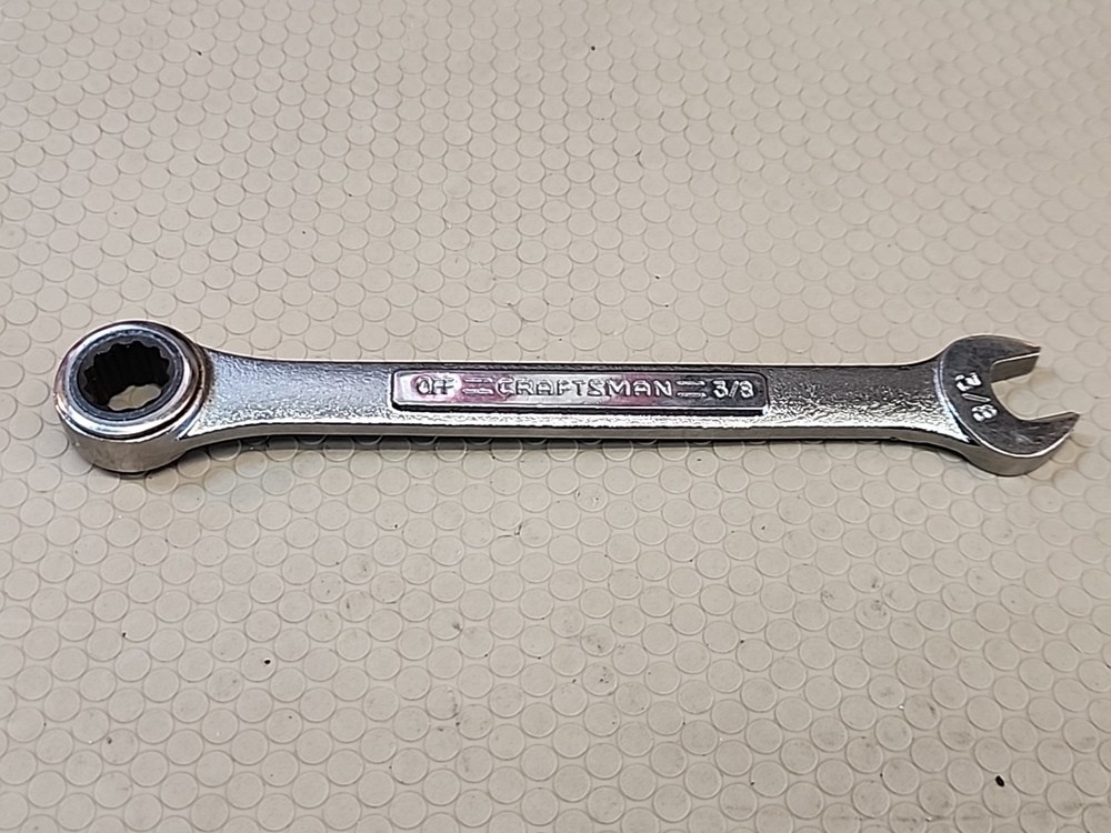 Craftsman USA 3/8 Inch 12-Point Raised Panel Ratcheting Wrench 42634 VA