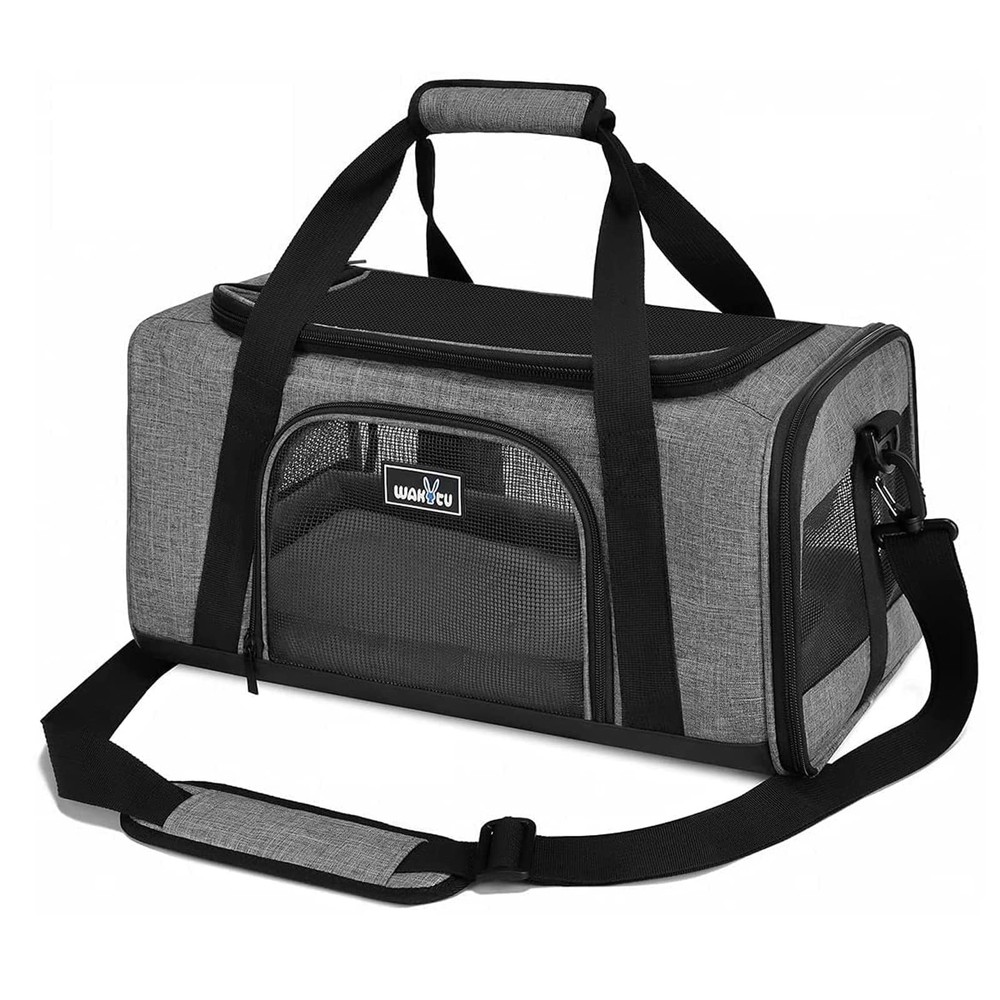 TSA Approved Airline Pet Carrier for Small Cats and Dogs with Ventilation and Comfort