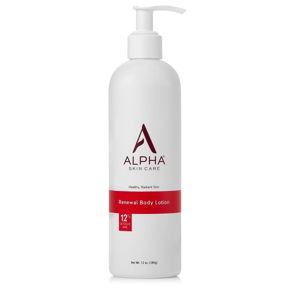 Alpha Skin Care Revitalizing Glycolic AHA 12% Body Lotion for Smooth Skin