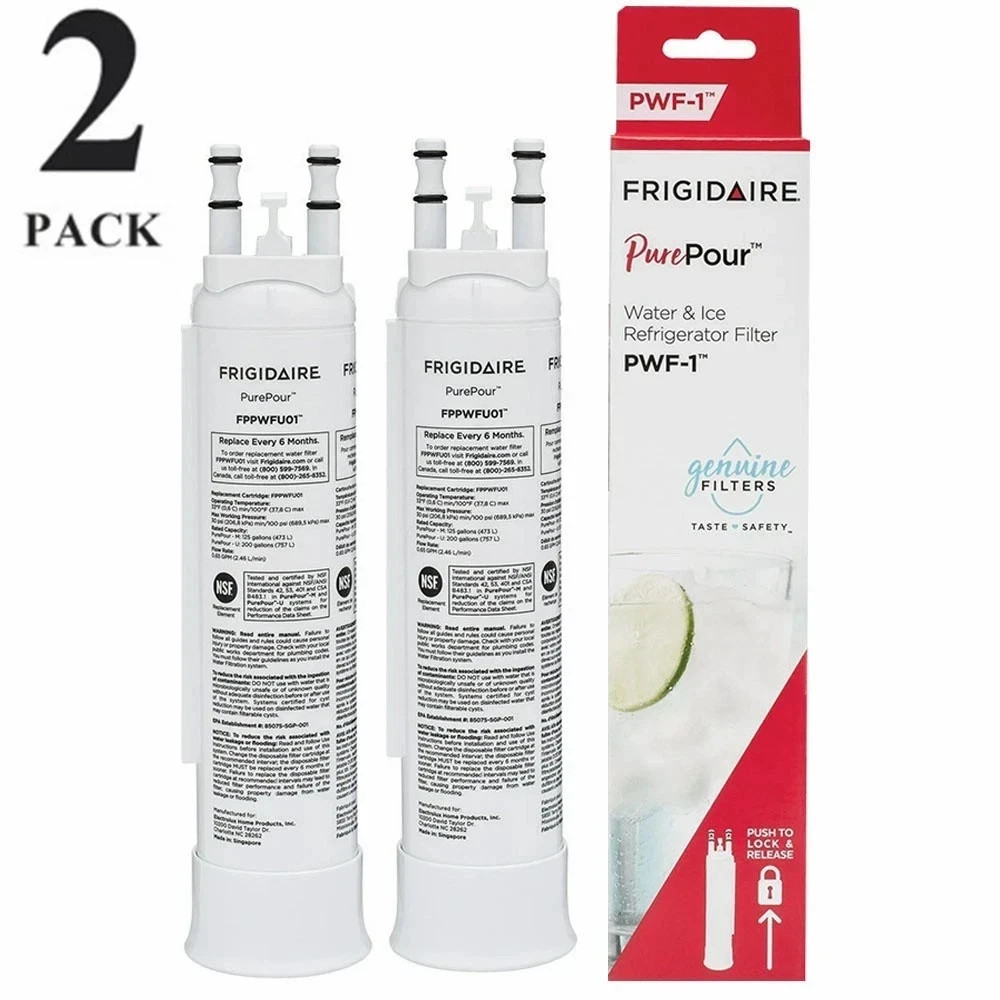 Frigidaire FPPWFU01 PurePour PWF-1 Refrigerator Water Filter - NSF Certified | P