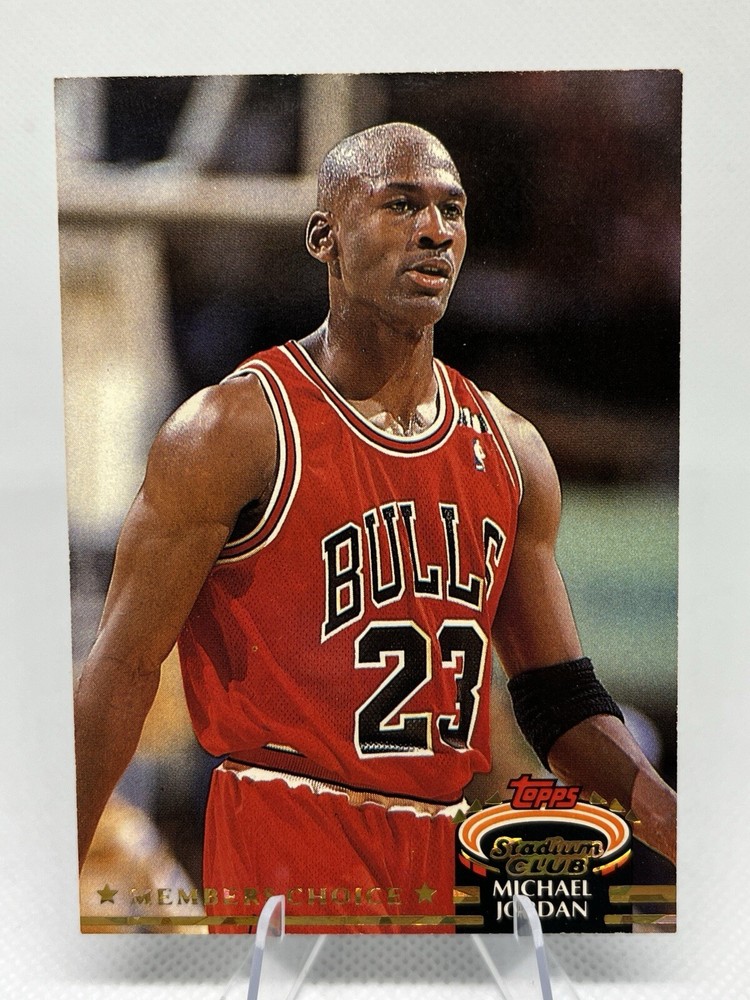 1993-94 Michael Jordan Topps Stadium Club Bulls #210 Members Choice NBA Card
