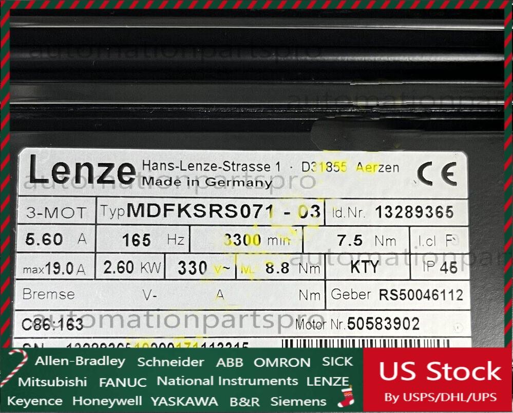 MDFKSRS071-03 NEW LENZE MDFKSRS07103 Servo Motor-