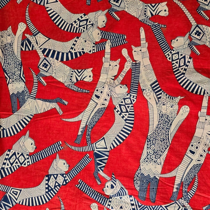 25 Yard Indian Cotton Handmade Print Fabric Sanganeri Hand Block Printed Fabric