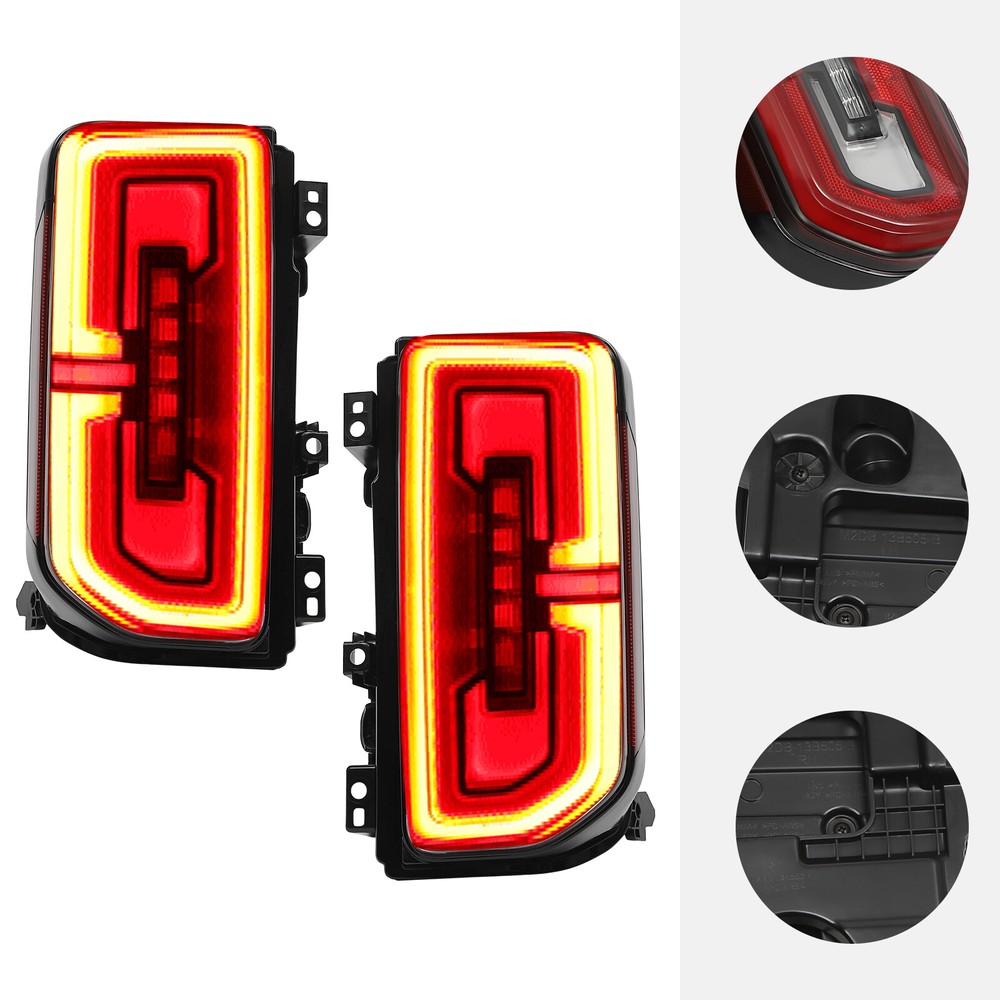 For 2021-2023 Ford Bronco Sport Right & Left Side LED Rear Tail Light Brake Lamp