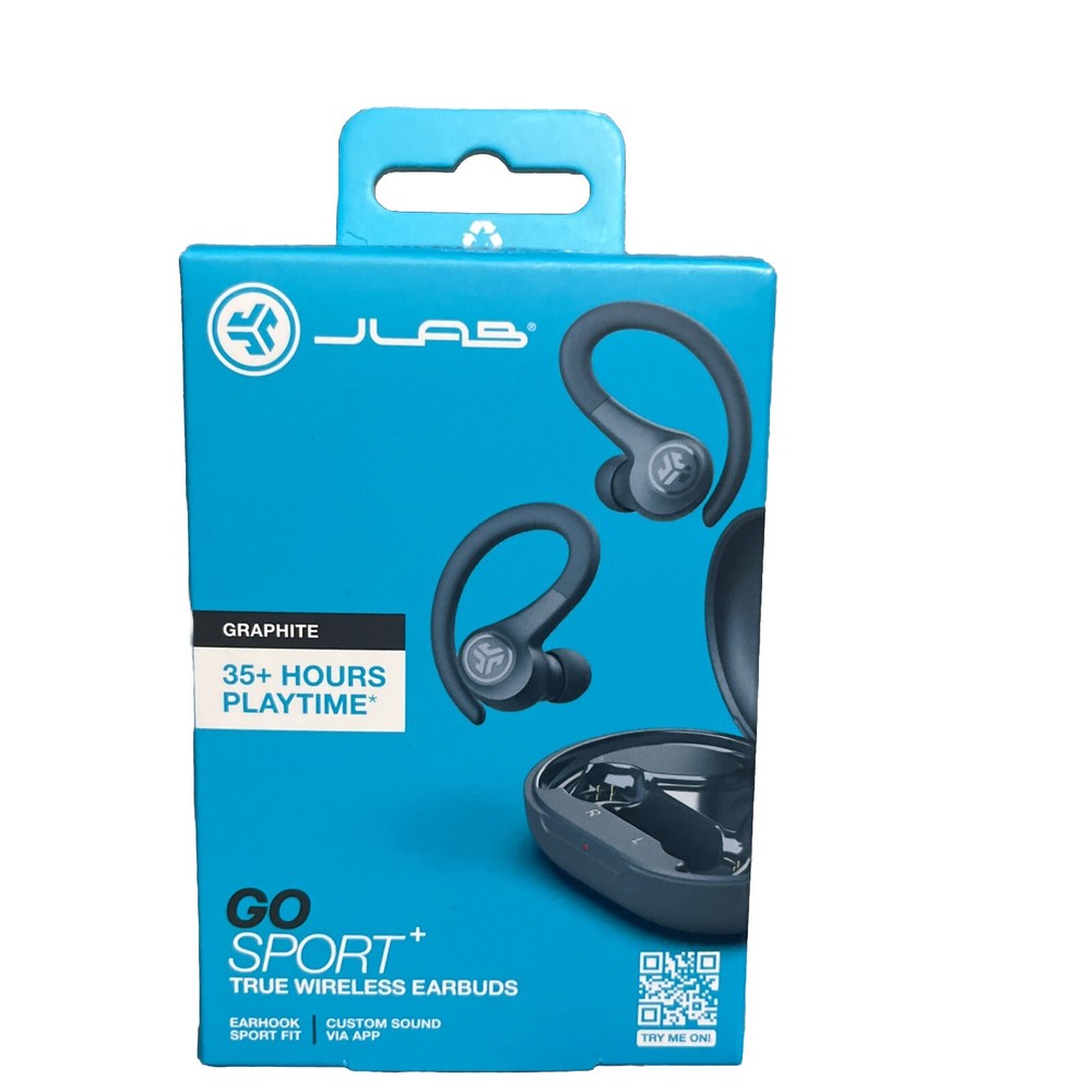 FLASH SALE USB-C JLab GO SPORT+ True Wireless Bluetooth Earbuds GRAPHITE-image