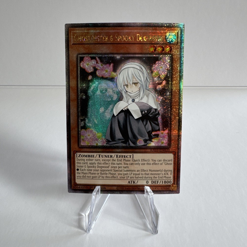 Ghost Sister & Spooky Dogwood (Quarter Century Secret Rare) RA03-EN020 NM