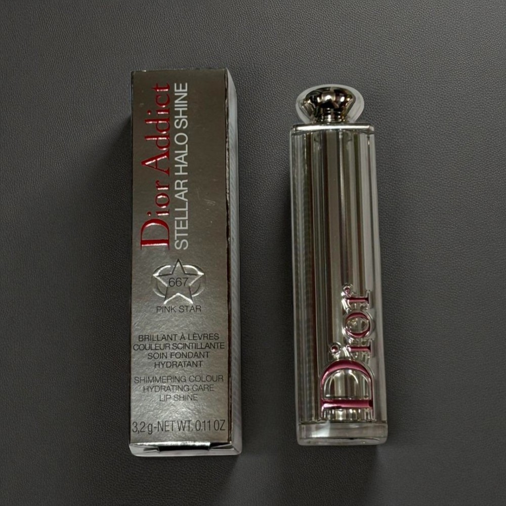 Dior Addict Stellar Shine Lipstick 667 Pink Star Authentic Rare