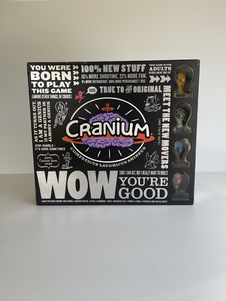 Cranium Wow You're Good Adult Version Board Game Complete With Box