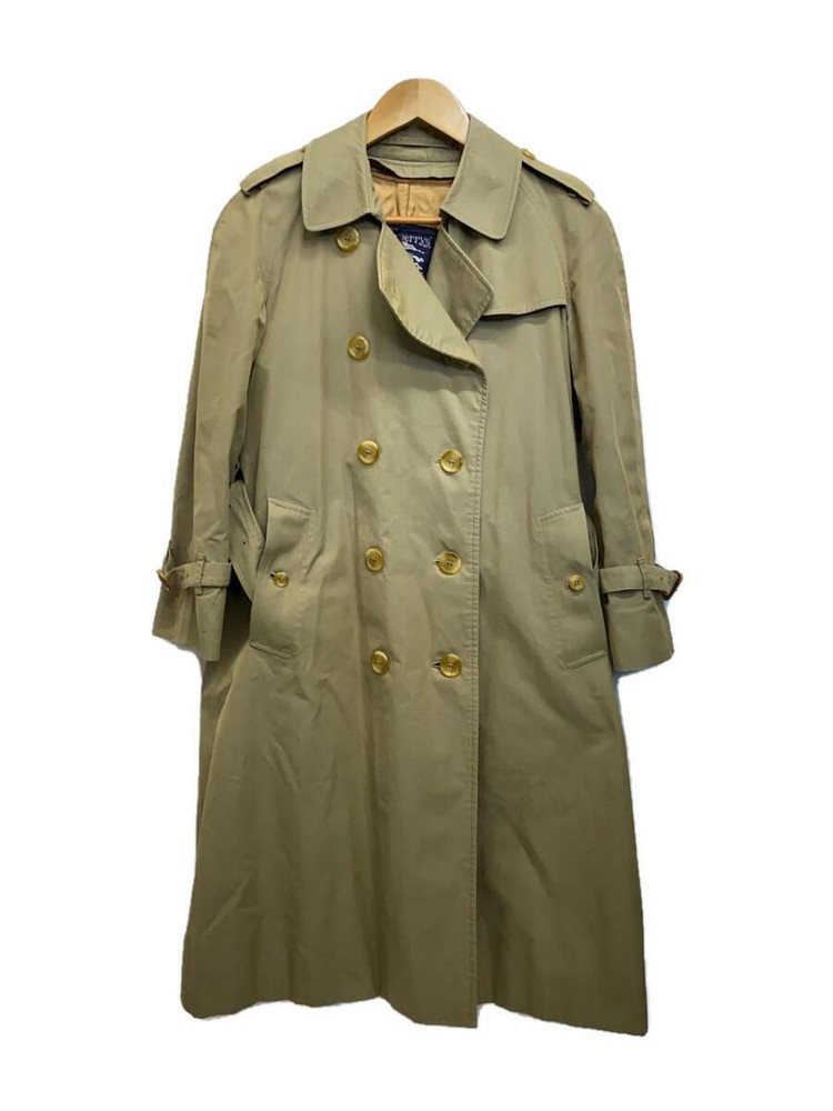 Burberrys Trench Coat Cotton Beige With Liner Cotton