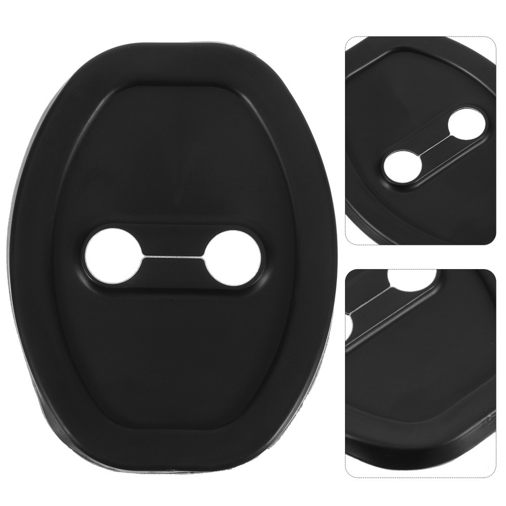 4 Pcs Silicone Car Door Lock Protector Cover for Auto Latch Protection