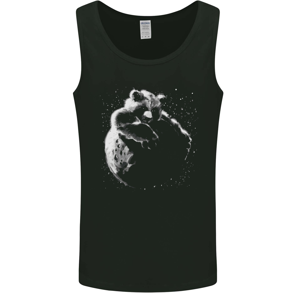 A Red Panda on the Moon Mens Vest Tank Top