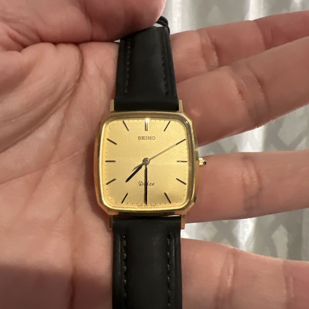 Vintage Japanese 1992 Seiko Dolce 5E31-5A80 Excellent