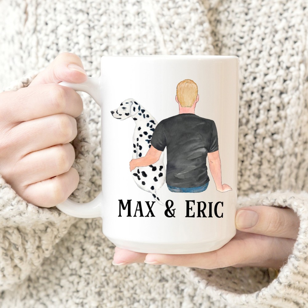 Dalmatian Dad Coffee Mug Dalmatian Lover Gift For Christmas Cute Coffee Mug