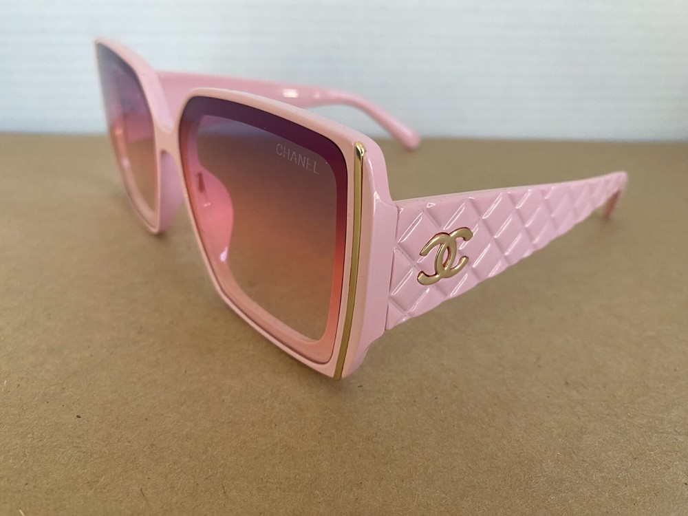 Chanel Pink Square Sunglasses for Women