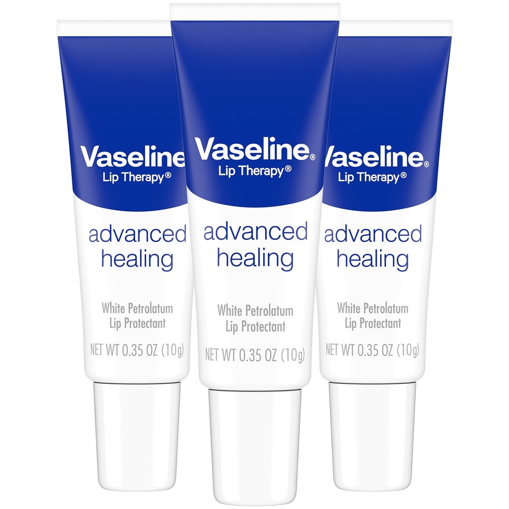 Advanced Healing White Petroleum Lip Balm 3-Pack – Moisturizing Lip Therapy