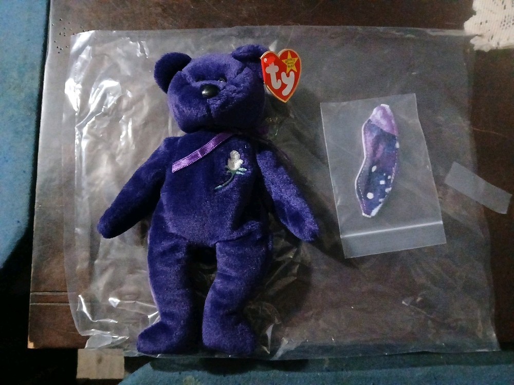 Ty Beanie Babies Princess Bear Toy Princess Diana