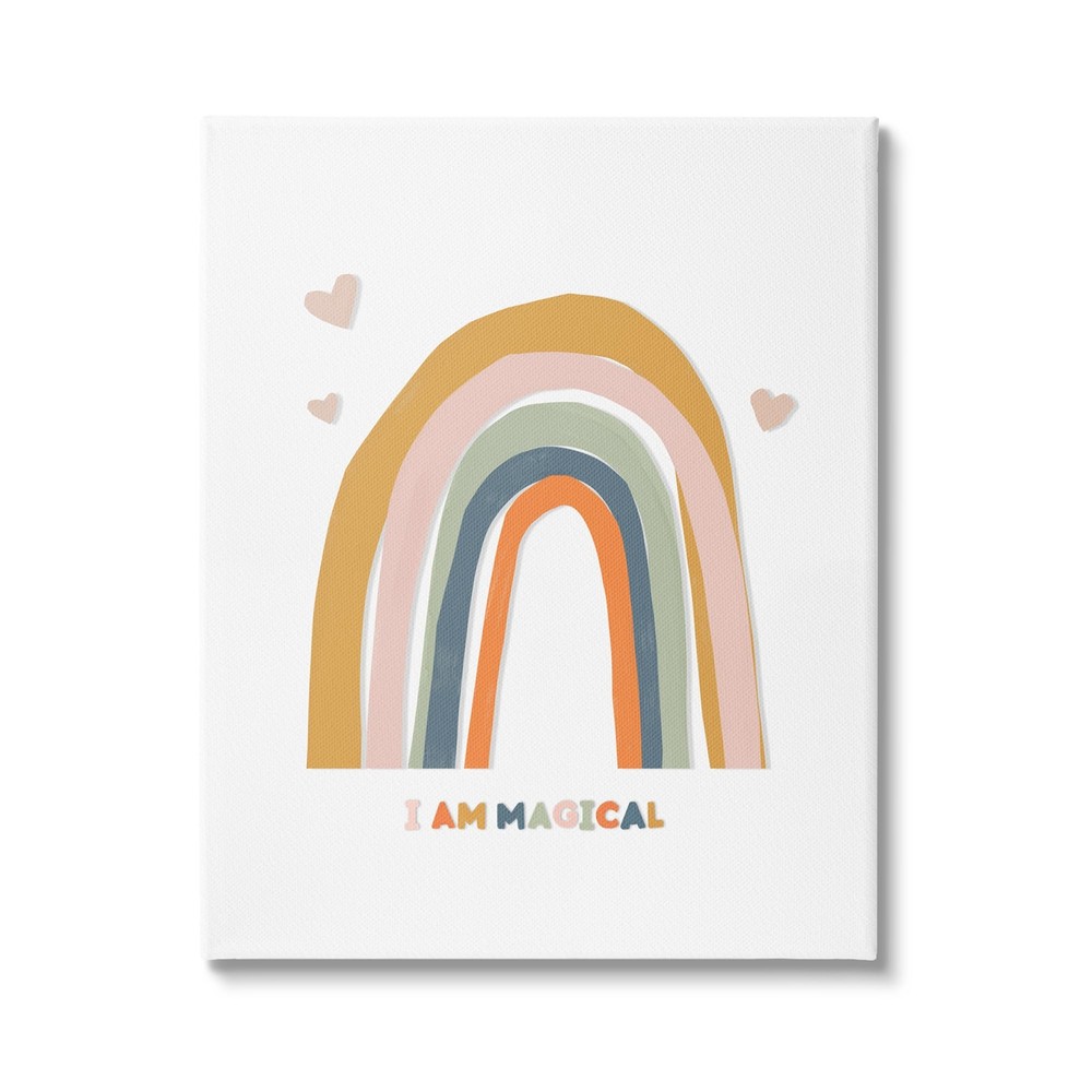 I Am Magical Earth Tones Canvas Wall Art by Leah Straatsma