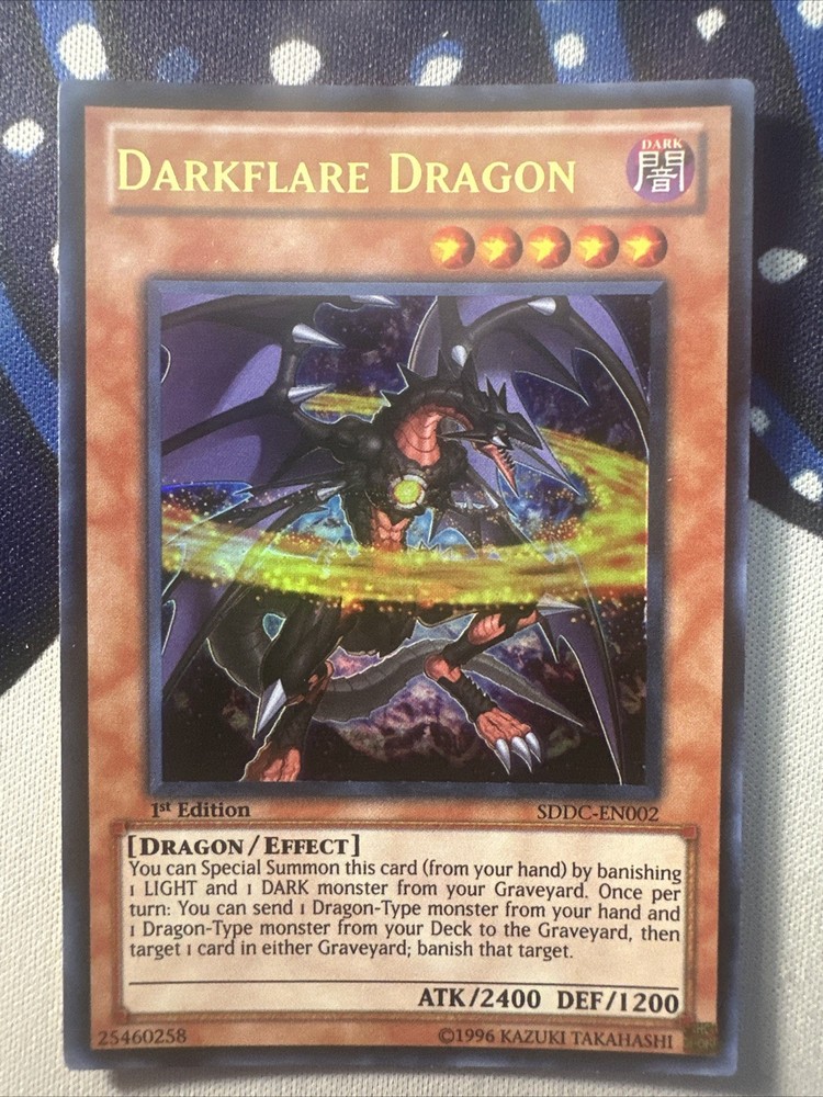 Darkflare Dragon SDDC-EN002 1st Edition UR Dragons Collide Structure Deck