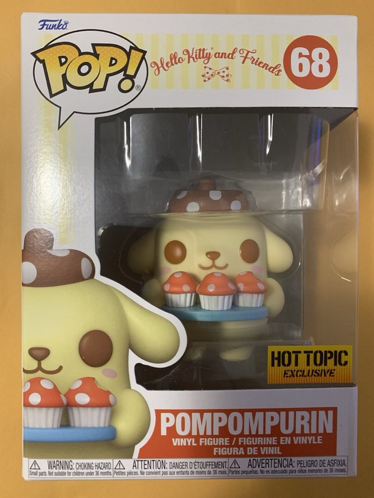 FUNKO POP! POMPOMPURIN #68 HELLO KITTY FRIENDS HOT TOPIC EXCLUSIVE NEW CUPCAKES