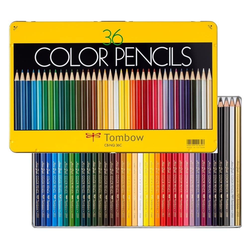 Tombow NQ 36-Color Premium Colored Pencils Set CB-NQ36C