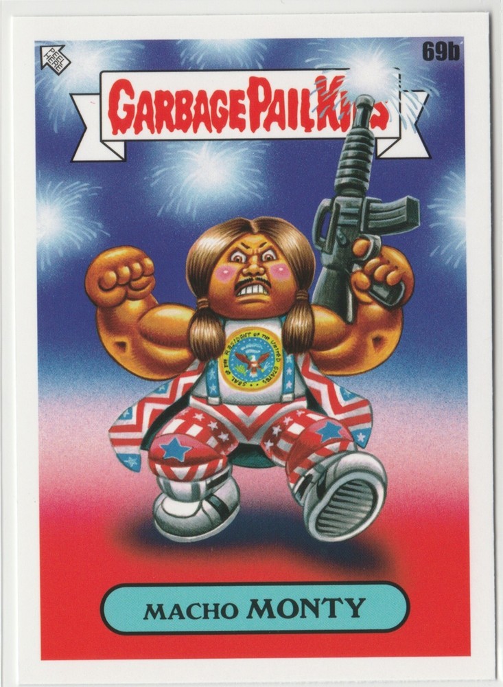 Macho Monty Garbage Pail Kids GPK 2023 Intergoolactic Mayhem Card #69b
