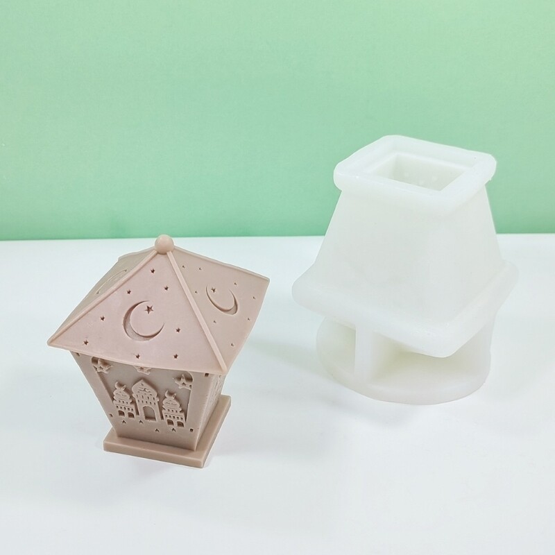 3D Castle Silicone Molds for Ramadan Decorations