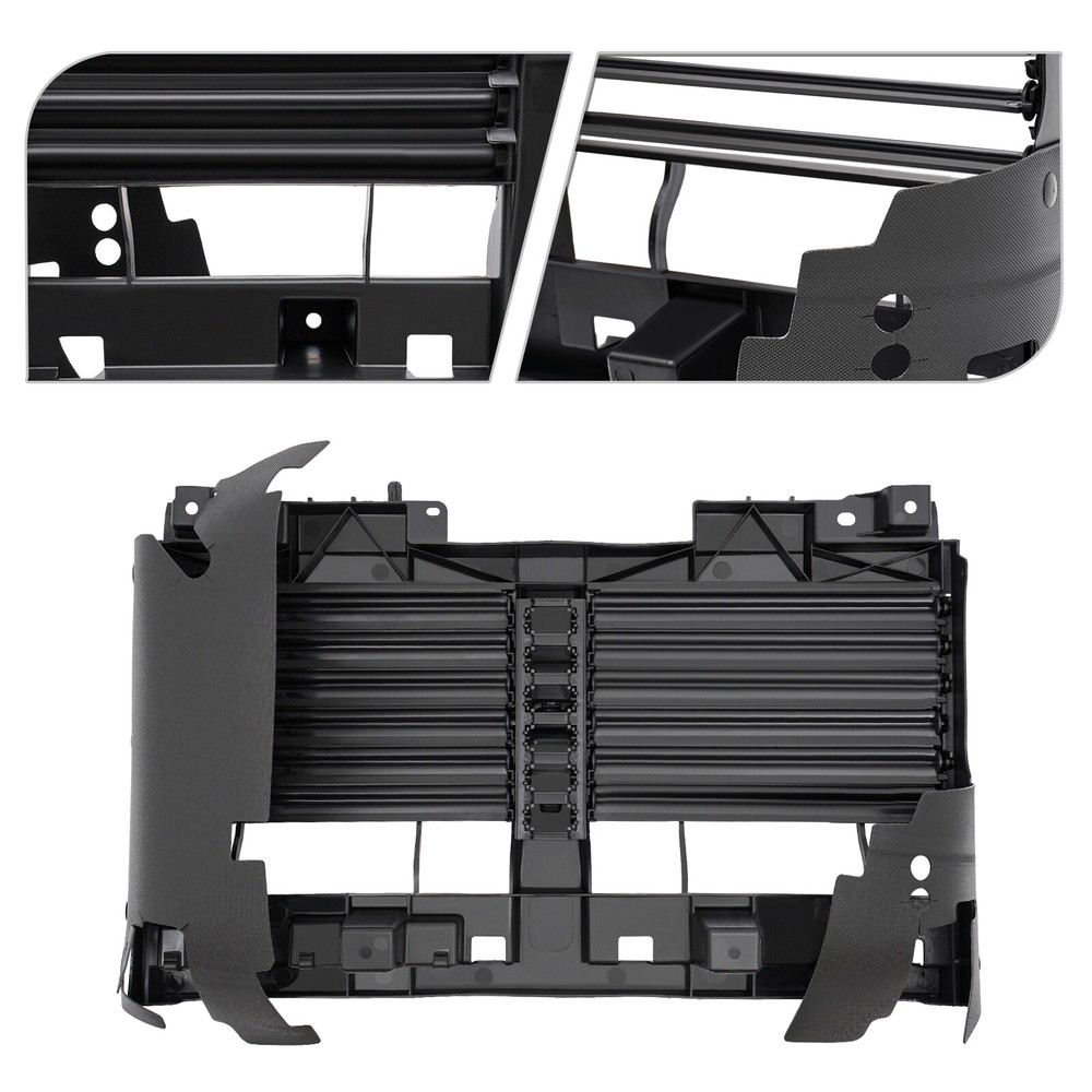 For Ram 1500 Truck V6 2020-2022 / V8 2019-2022 Black Front Active Grille Shutter