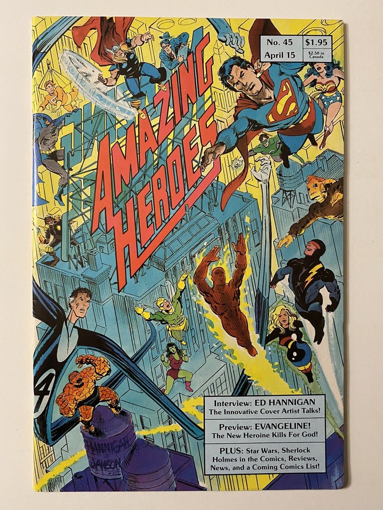 Amazing Heroes #45 first printing 1984 Comic 1st Teenage Mutant Ninja Turtles
