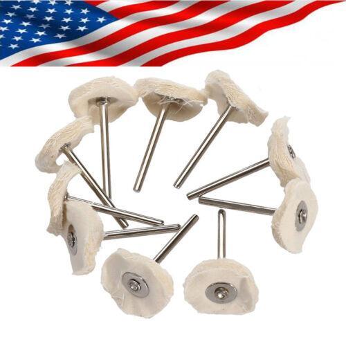 Cotton Pad Polishing Buffing Wheels for Rotary Tool Set of 10 Pieces