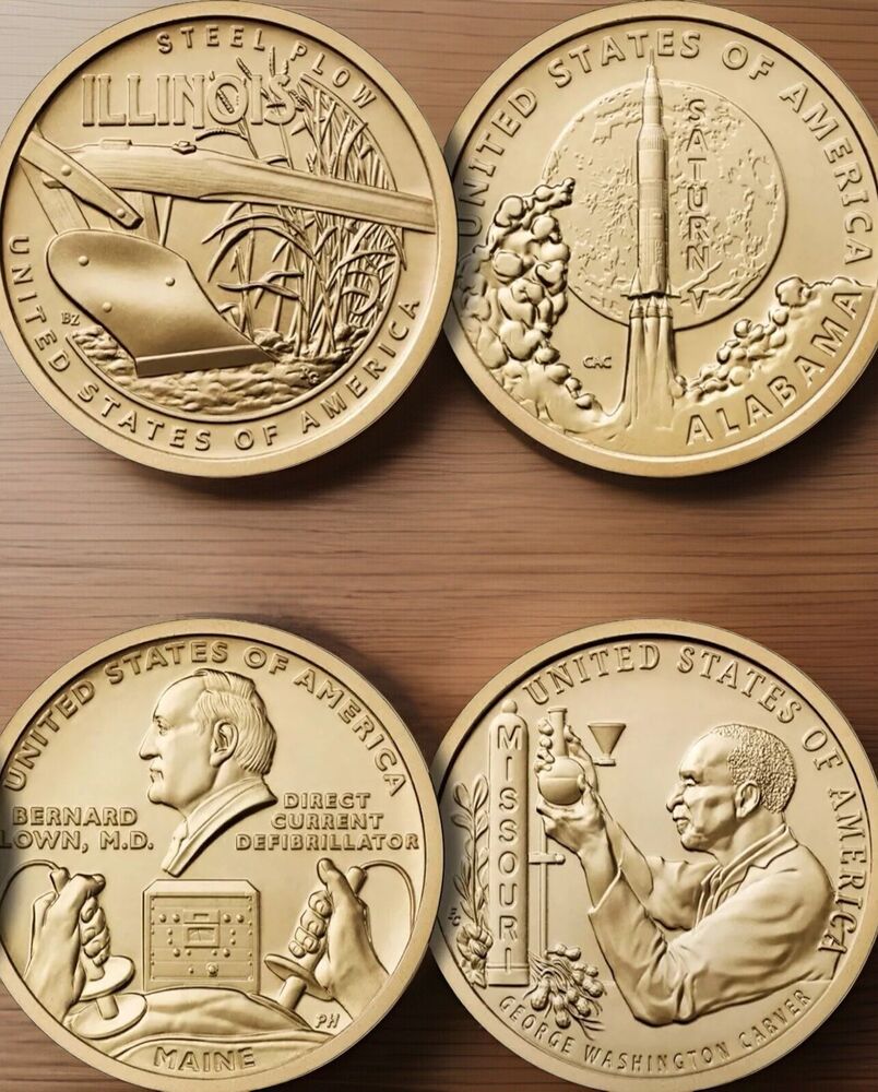 2024 D INNOVATION DOLLARS SET IL AL ME MO 4 DOLLARS DENVER IN HAND SHIPS NOW!💰