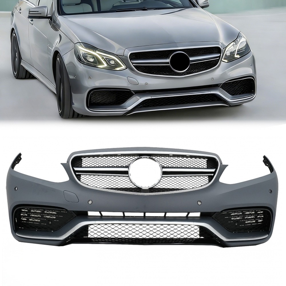 For 2014-2016 Mercedes Benz E-Class W212 To E63 AMG Style Front Bumper kit