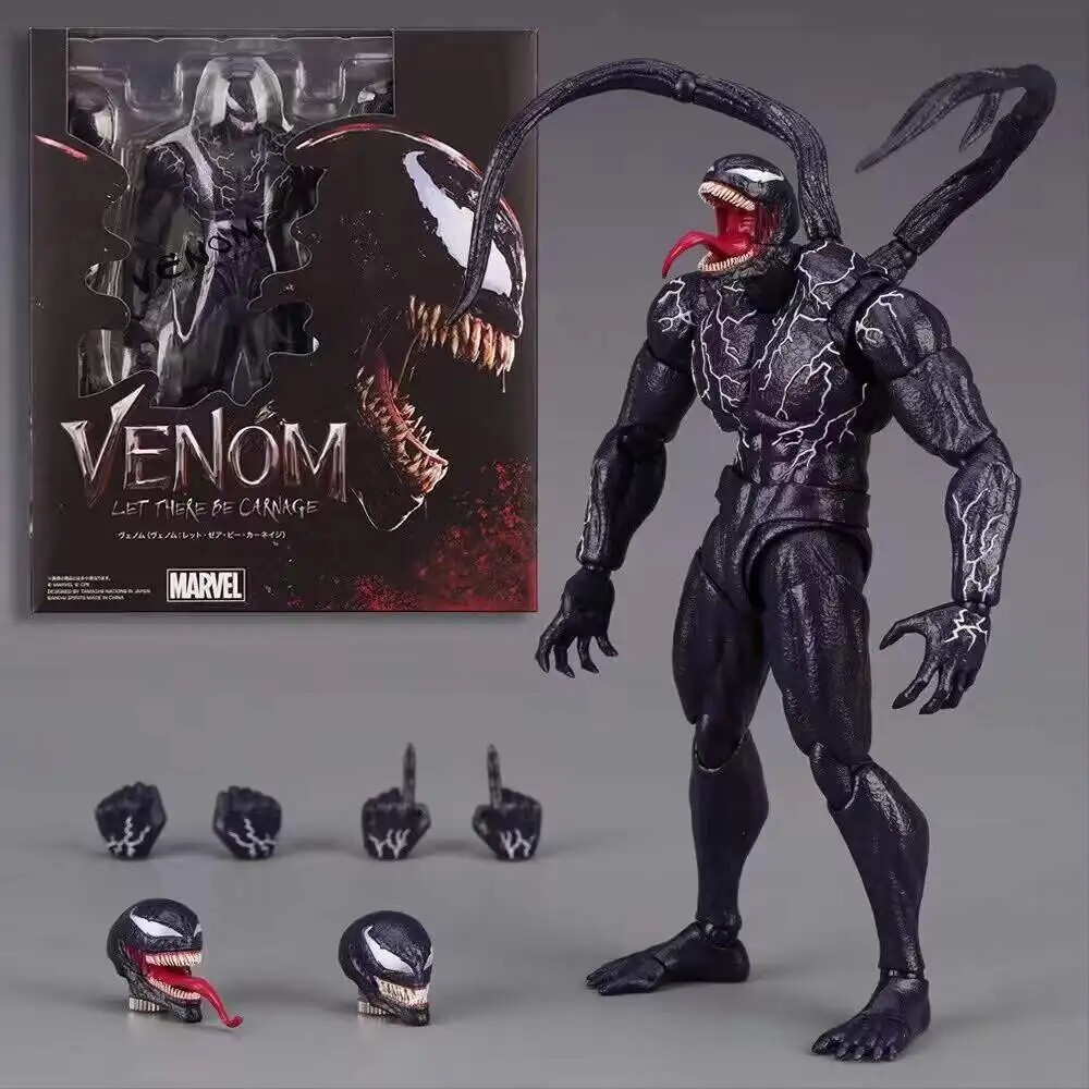 SHF MARVEL Venom Let There Be Carnage 2nd Ver. Action Figure Kids Toys Gifts
