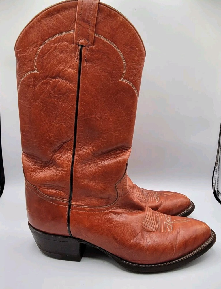 Vintage Tony Lama Mens Size 8.5  Cowboy Western Boots