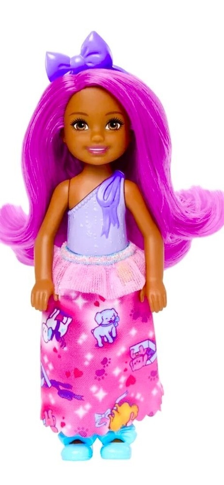 Royal Chelsea Barbie Pink Hair Mattel NIB