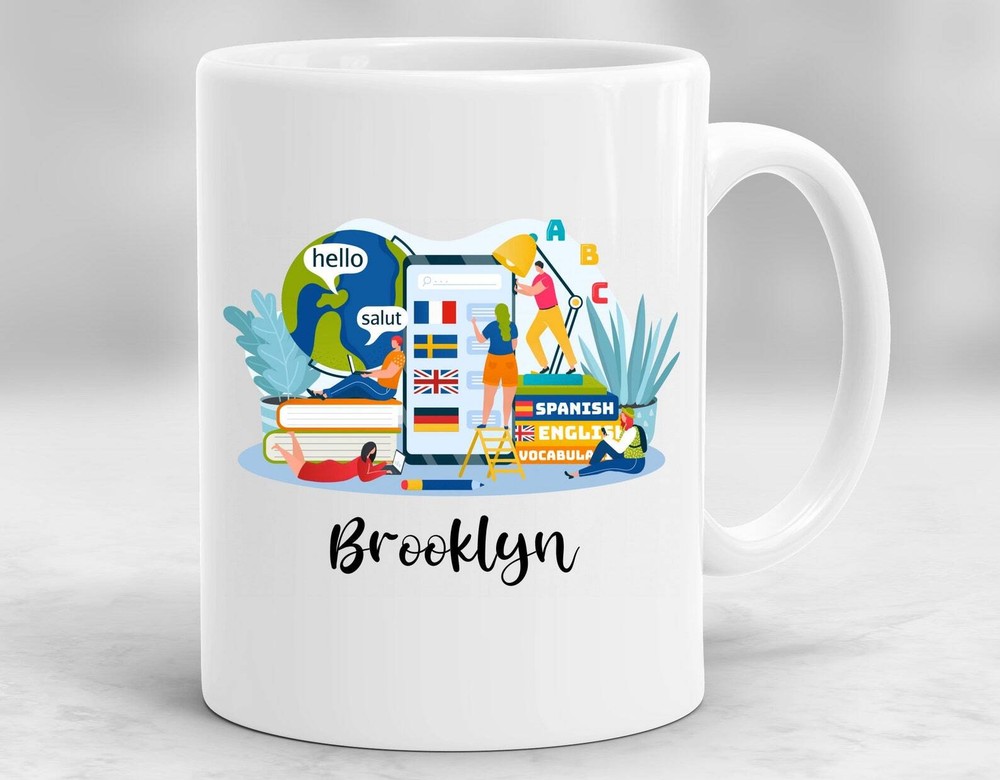 Personalized Translator Mug Translator Cup Translator Gift Translator Coffee Mug