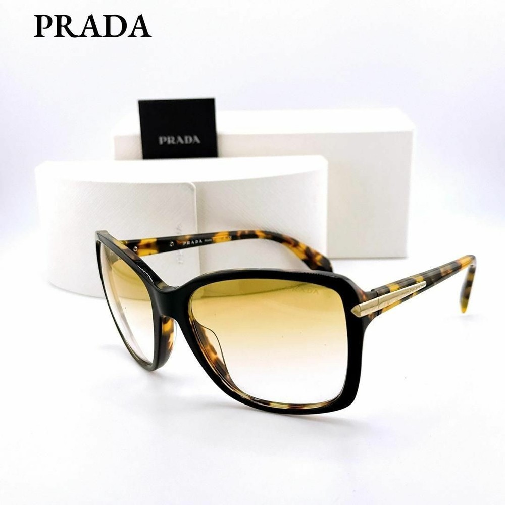 Prada Side Logo Tortoiseshell Sunglasses in Brown