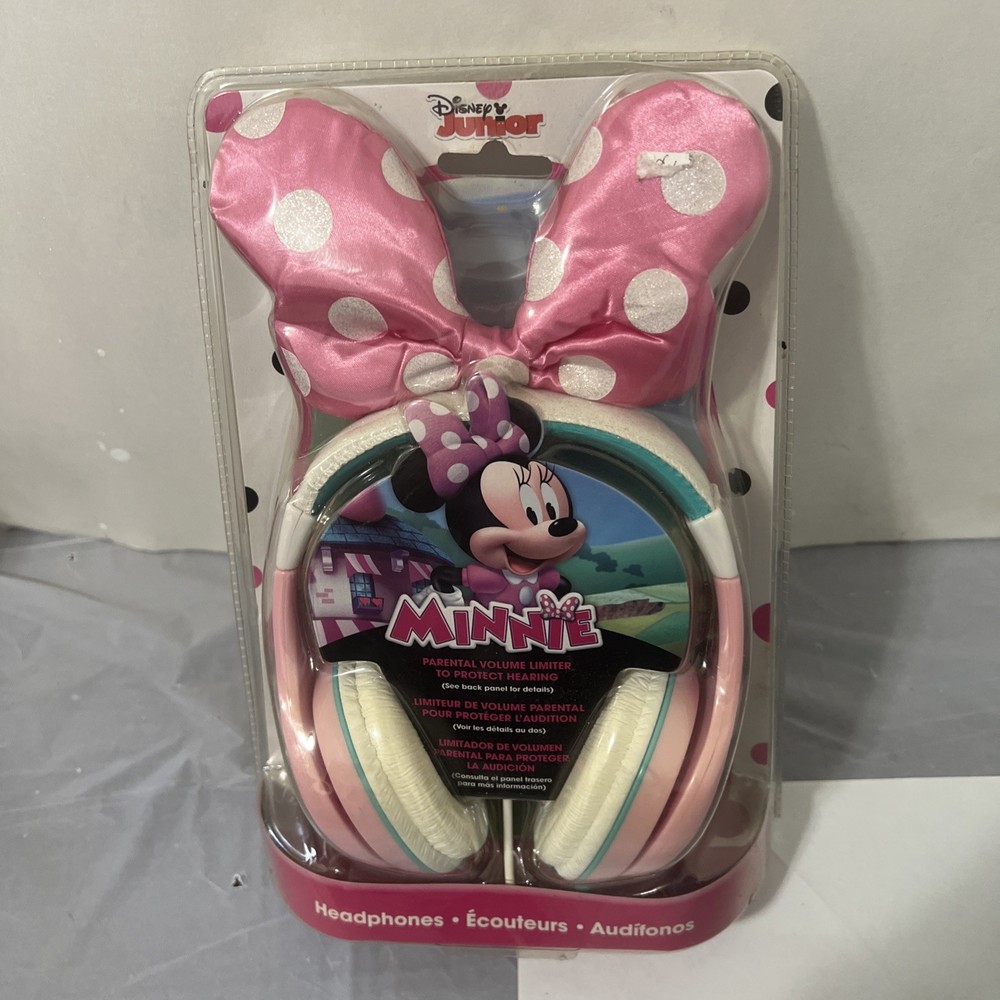 Minnie Mouse Kids Headphones by eKids for Fun and Safe Listening